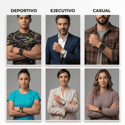 ⌚SMARTWATCH 8 en 1 ULTRA: 8 Correas + Protector