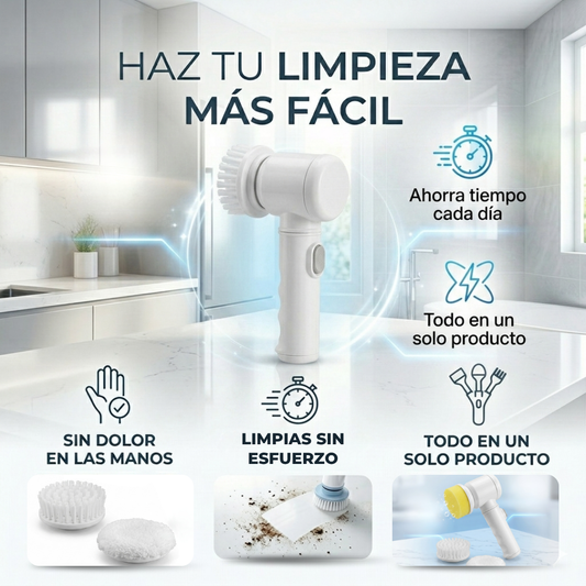 🧼CEPILLO AUTOMATICO 3 en 1 | TURBOLIMPIO PRO✨