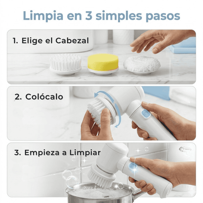 🧼CEPILLO AUTOMATICO 3 en 1 | TURBOLIMPIO PRO✨