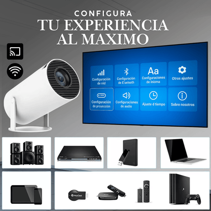 🎥PROYECTOR FULL IMAGEN HY300 PRO🔊
